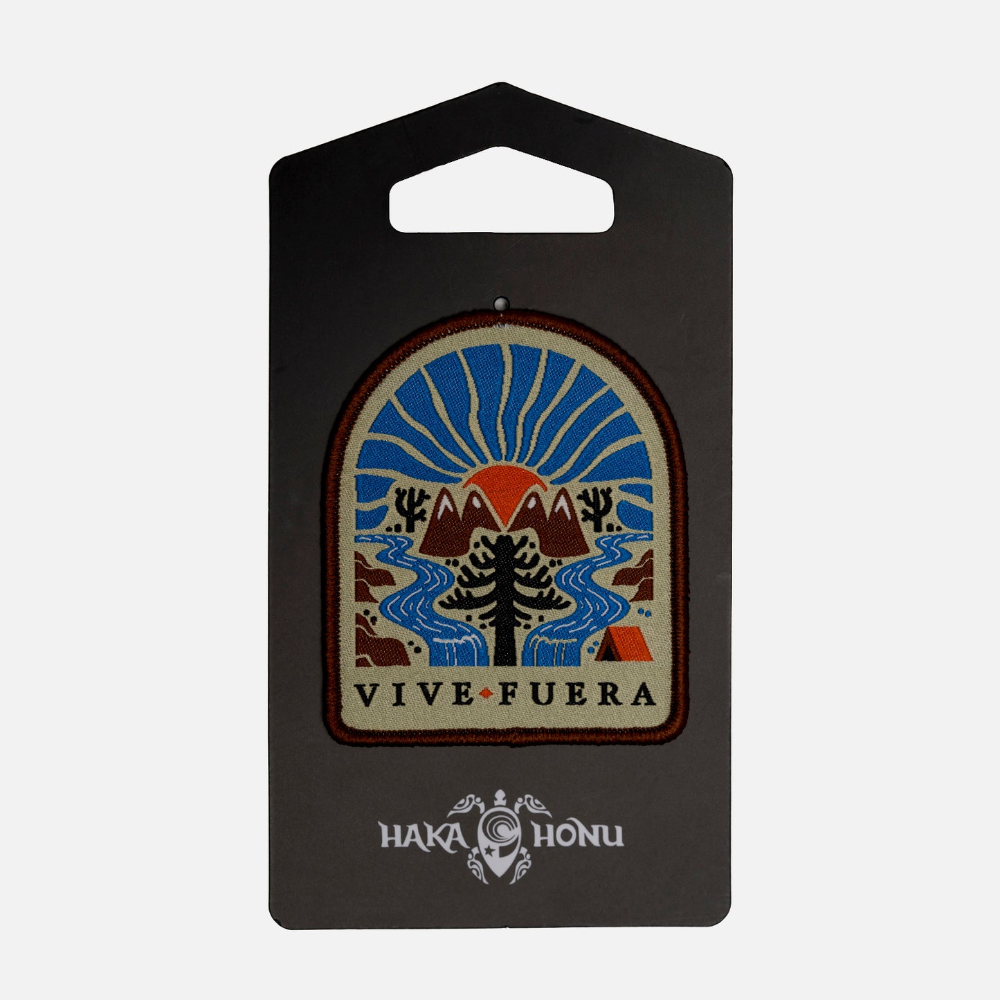 Parche Unisex Woven Patch Haka Honu Beige Haka Honu