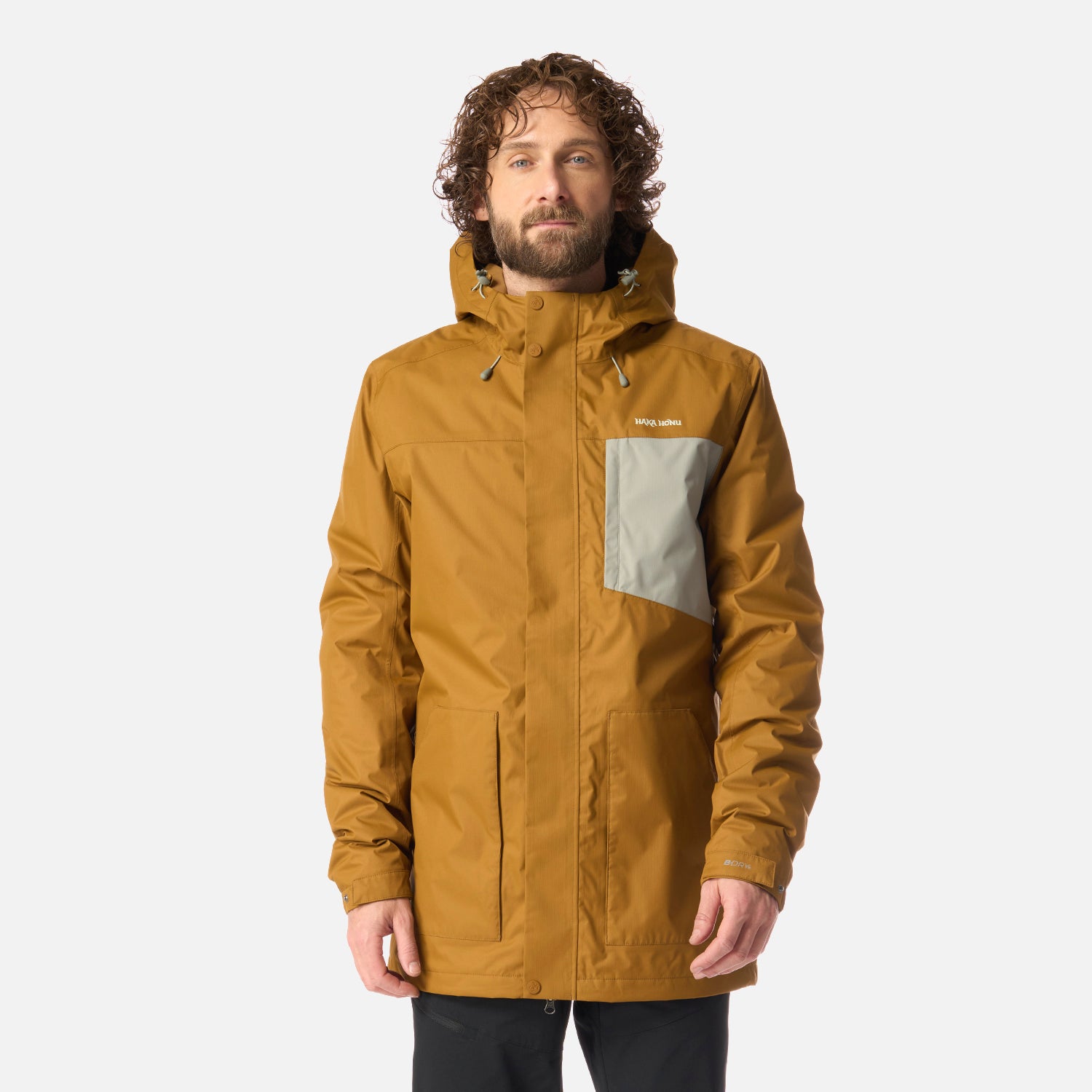 Chaqueta Hombre Terranova Mostaza Oscuro Haka Honu – HakaHonu