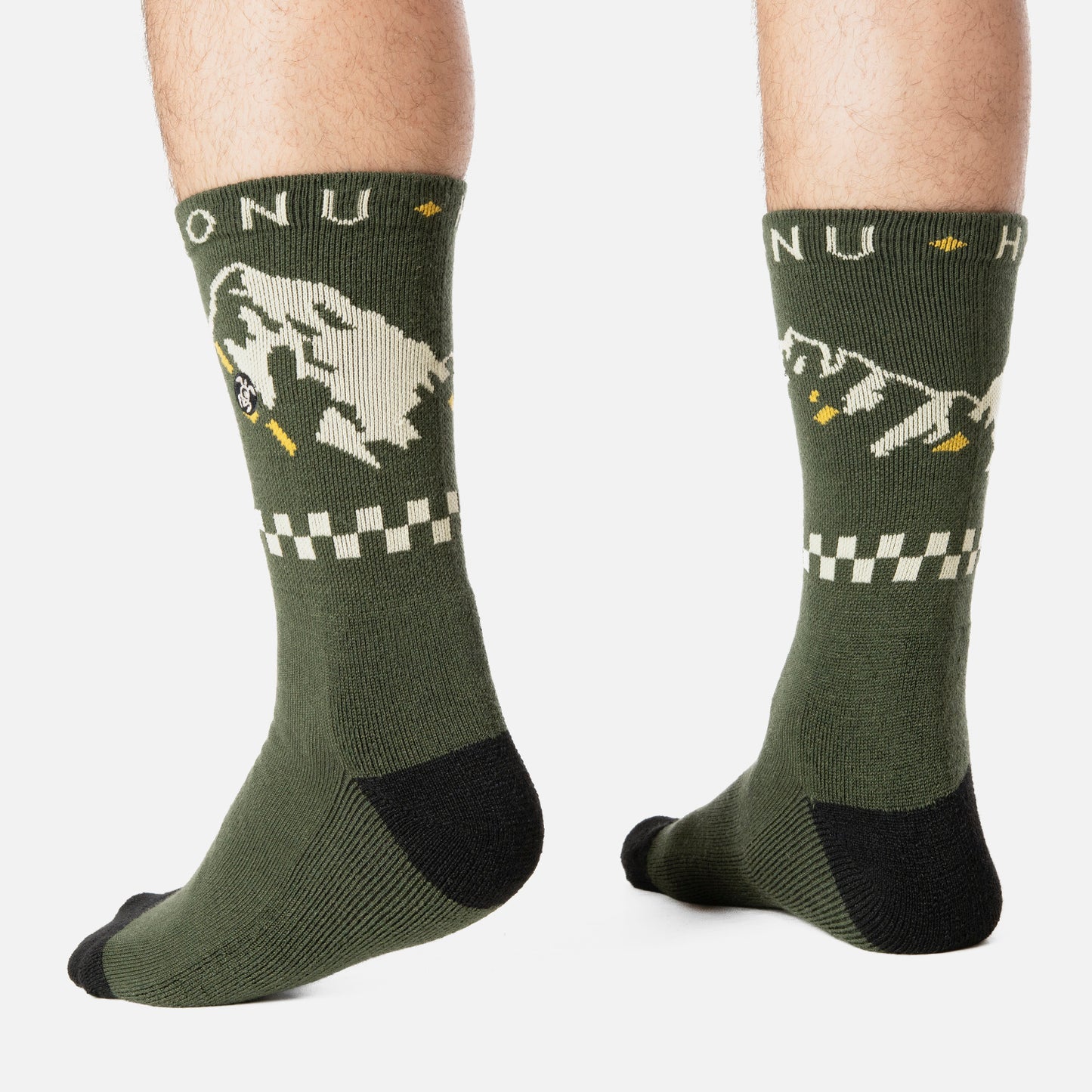 Calcetines Hombre Arriero Verde Militar Haka Honu