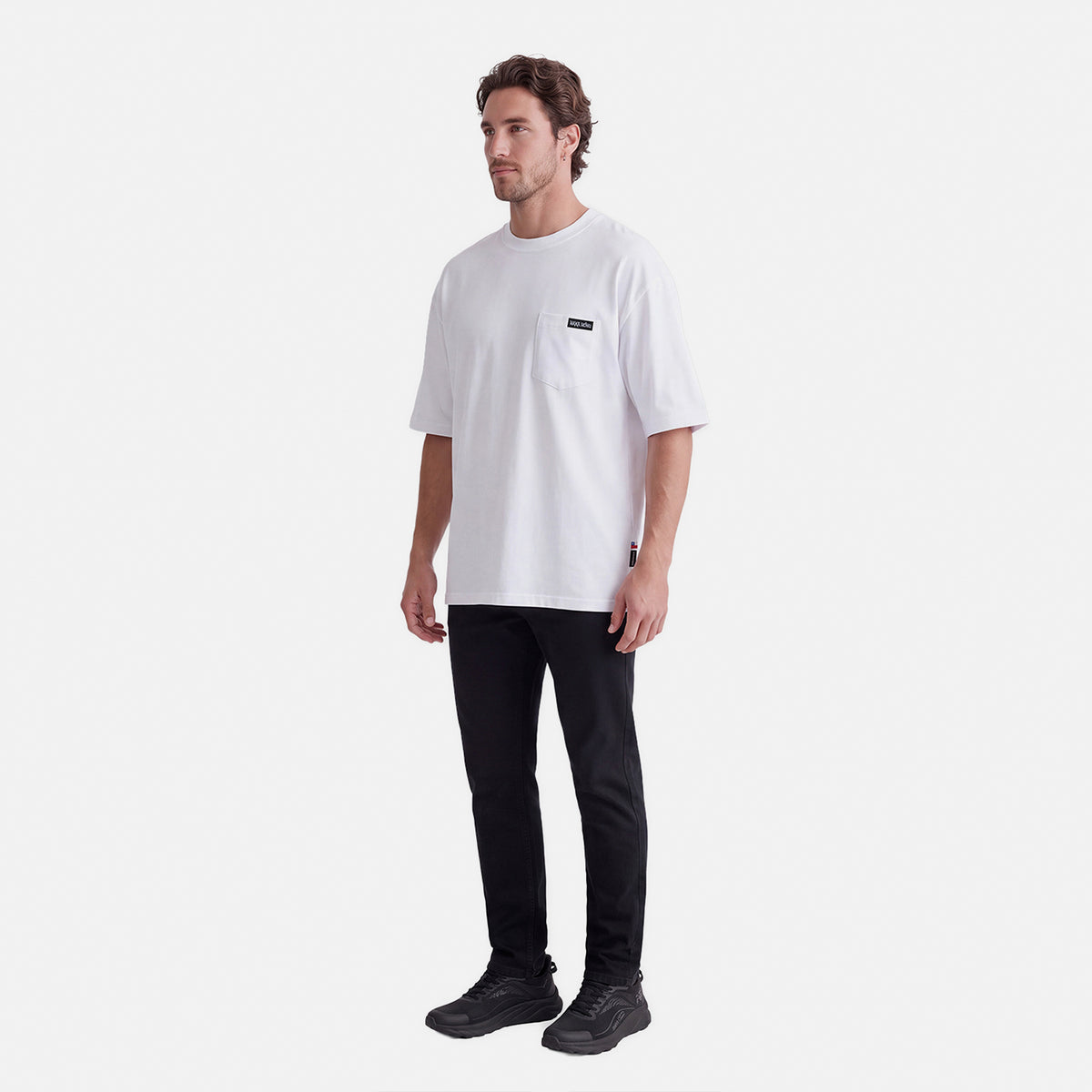 Polera Hombre Trebol Blanco Haka Honu
