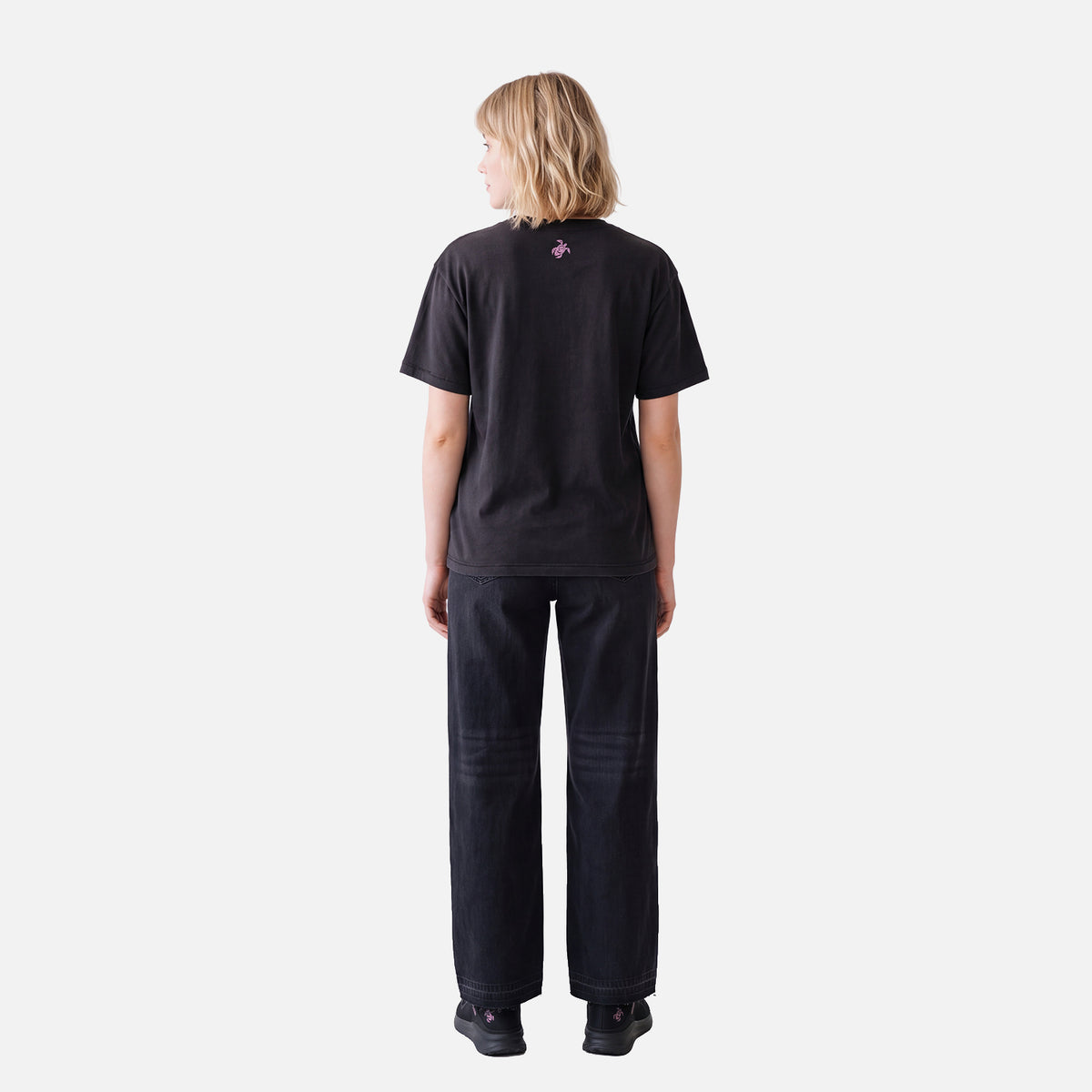Polera Mujer Gorrion Negro Haka Honu