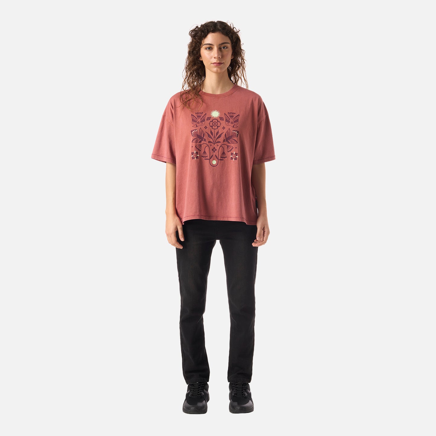 Polera Mujer Gorrion Terracota Claro Haka Honu