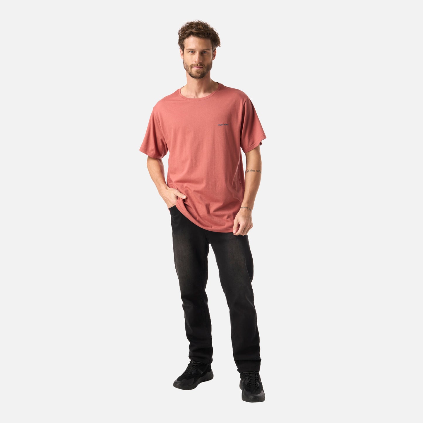 Polera Hombre Polo Terracota Claro Haka Honu