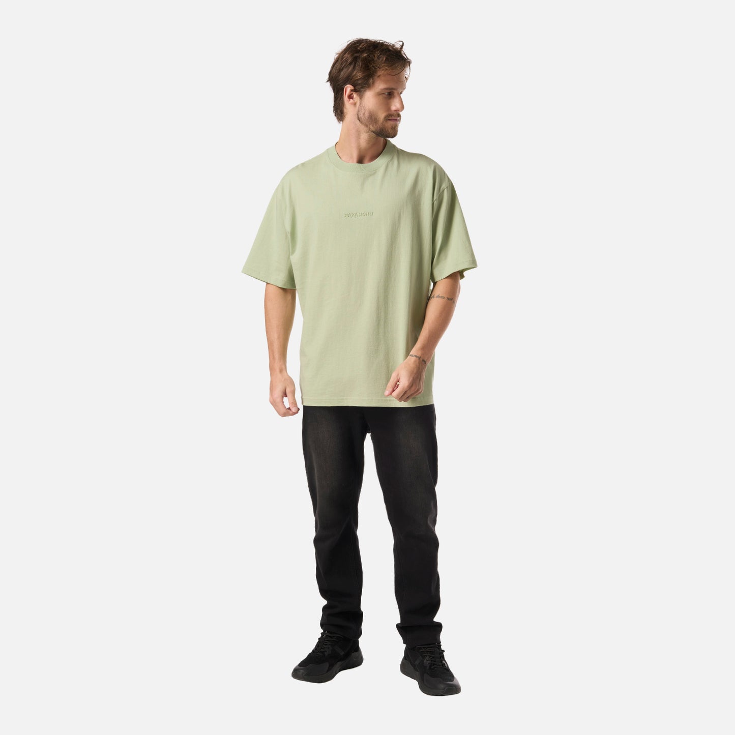 Polera Hombre Que Heavy Menta Haka Honu
