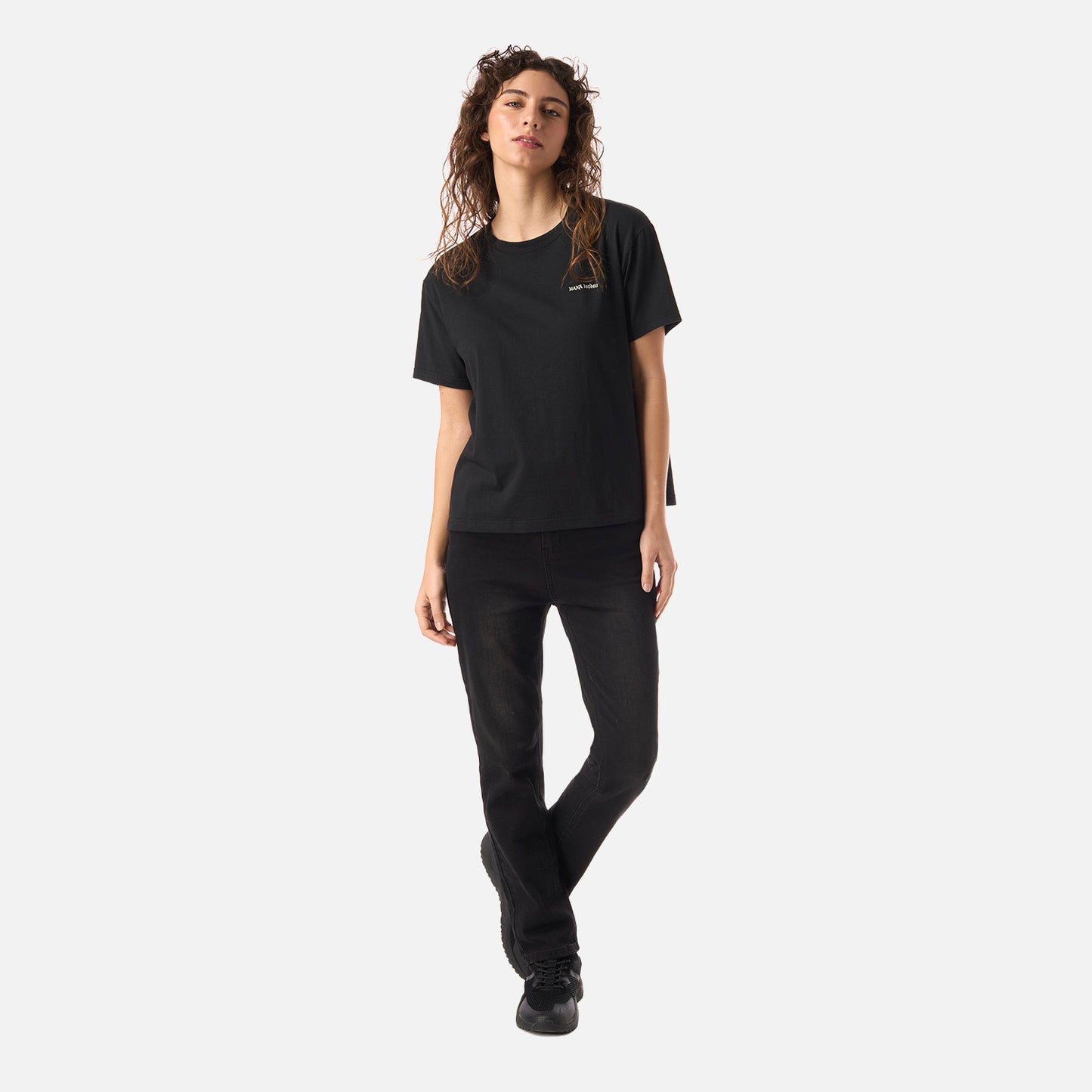 Polera Mujer Polo Negro Haka Honu