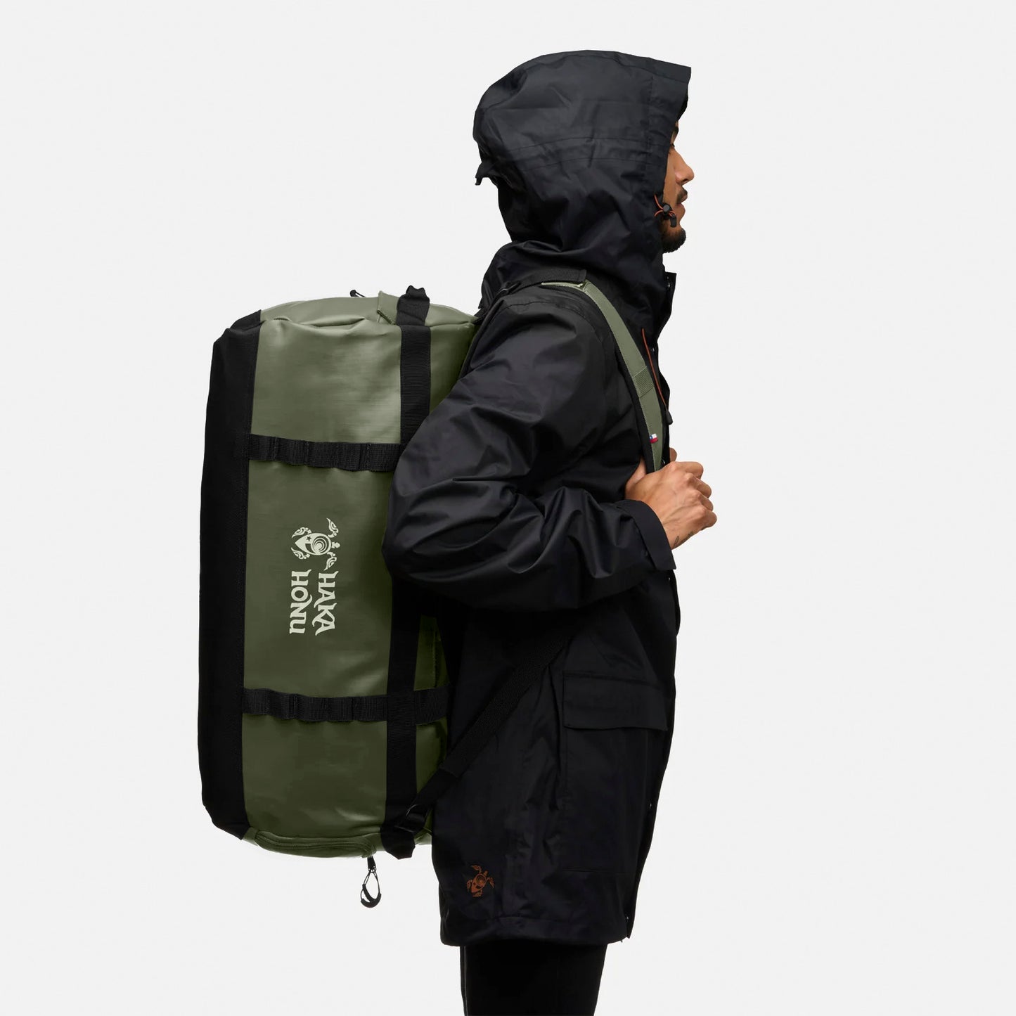 Bolso Duffle 50L Verde Militar Haka Honu