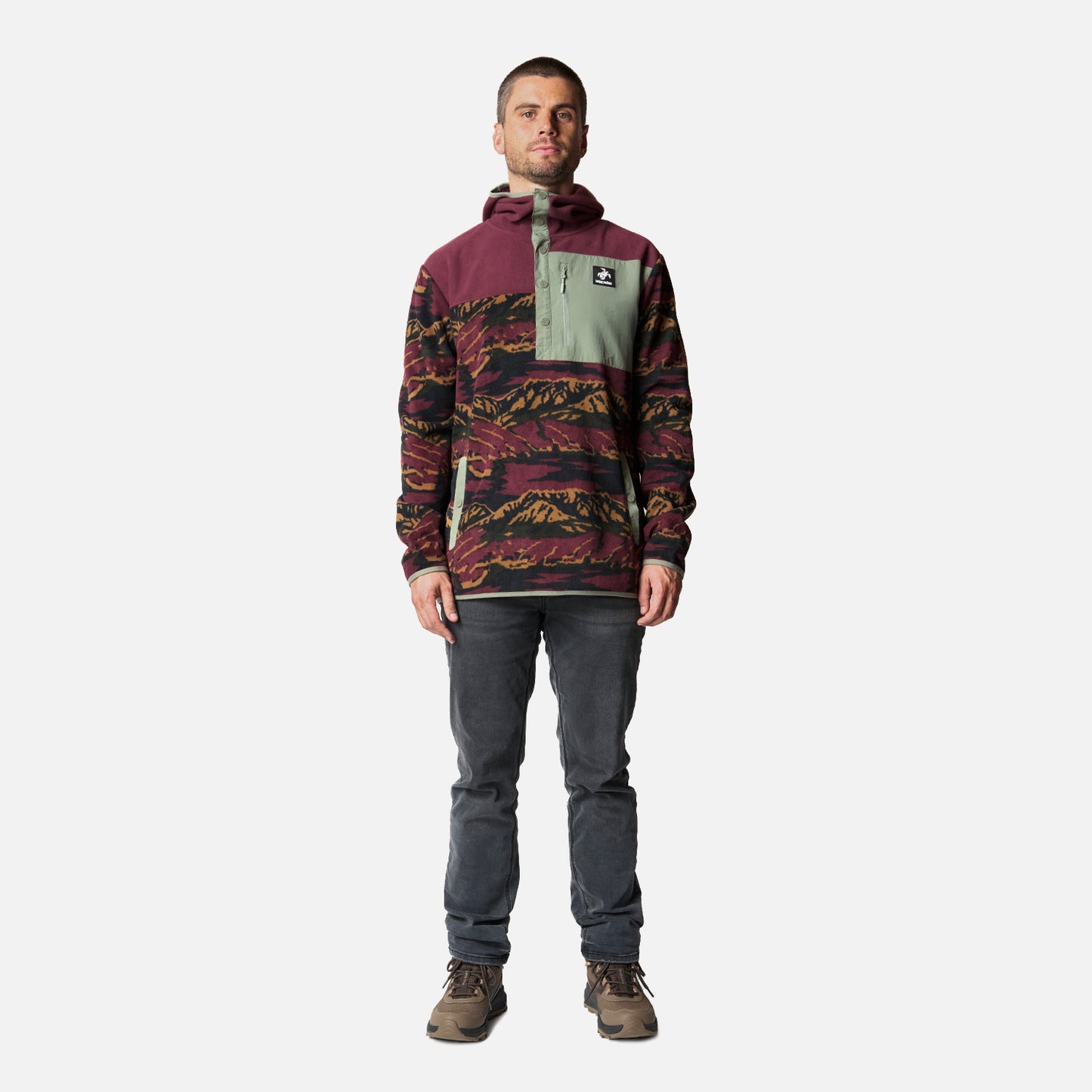 Polar Hombre Tokerau Hoody Burdeo Haka Honu
