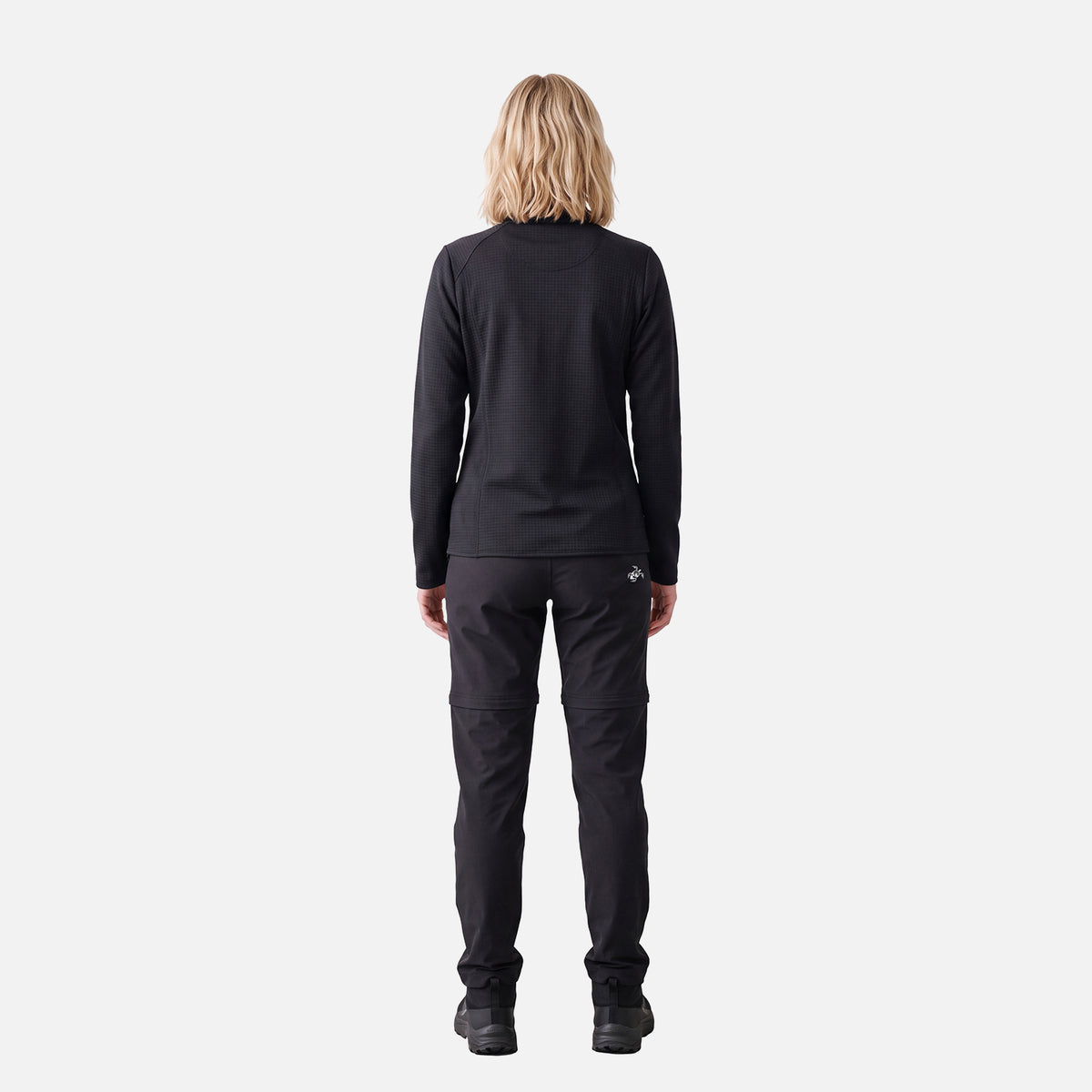 Polerón Mujer Taina Full Zip Negro Haka Honu