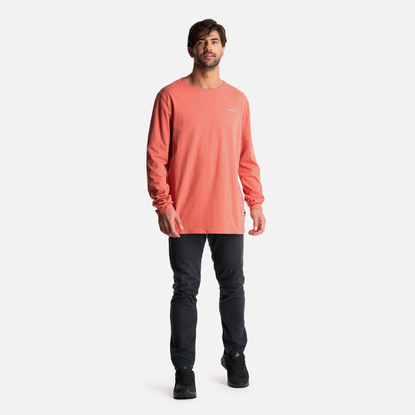 Polera Hombre Polo Larga Salmon Haka Honu