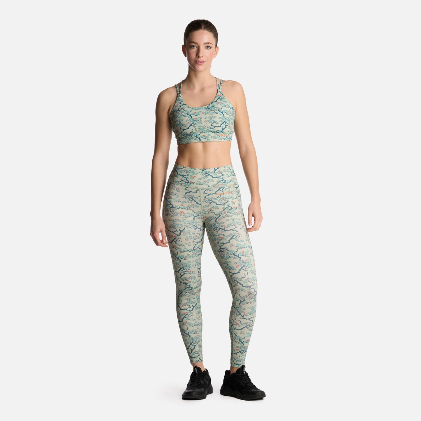 Peto Mujer Copihue Print Menta Haka Honu
