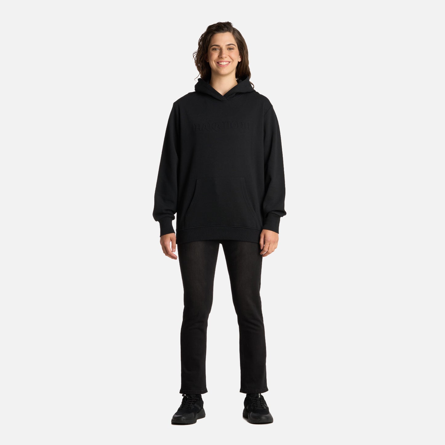 Polerón Mujer Motomami Hoody Negro Haka Honu