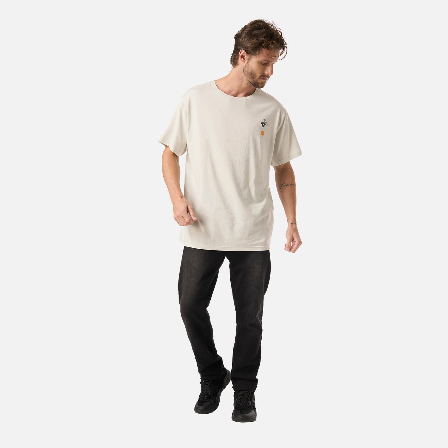 Polera Hombre El Cuernudo Menta Claro Haka Honu