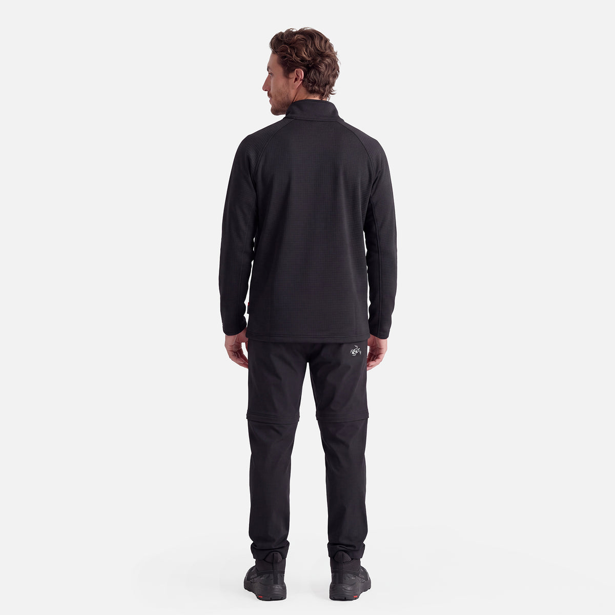 Polerón Hombre Taina Full Zip Negro Haka Honu