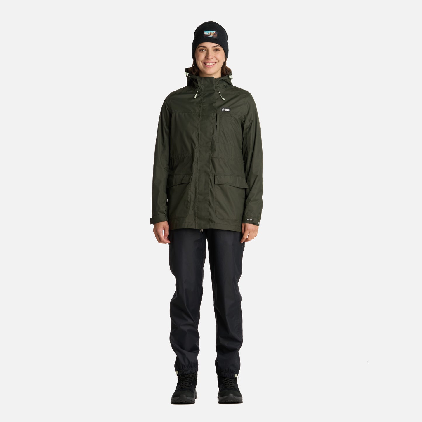 Chaqueta Mujer Kauai Verde Militar Haka Honu