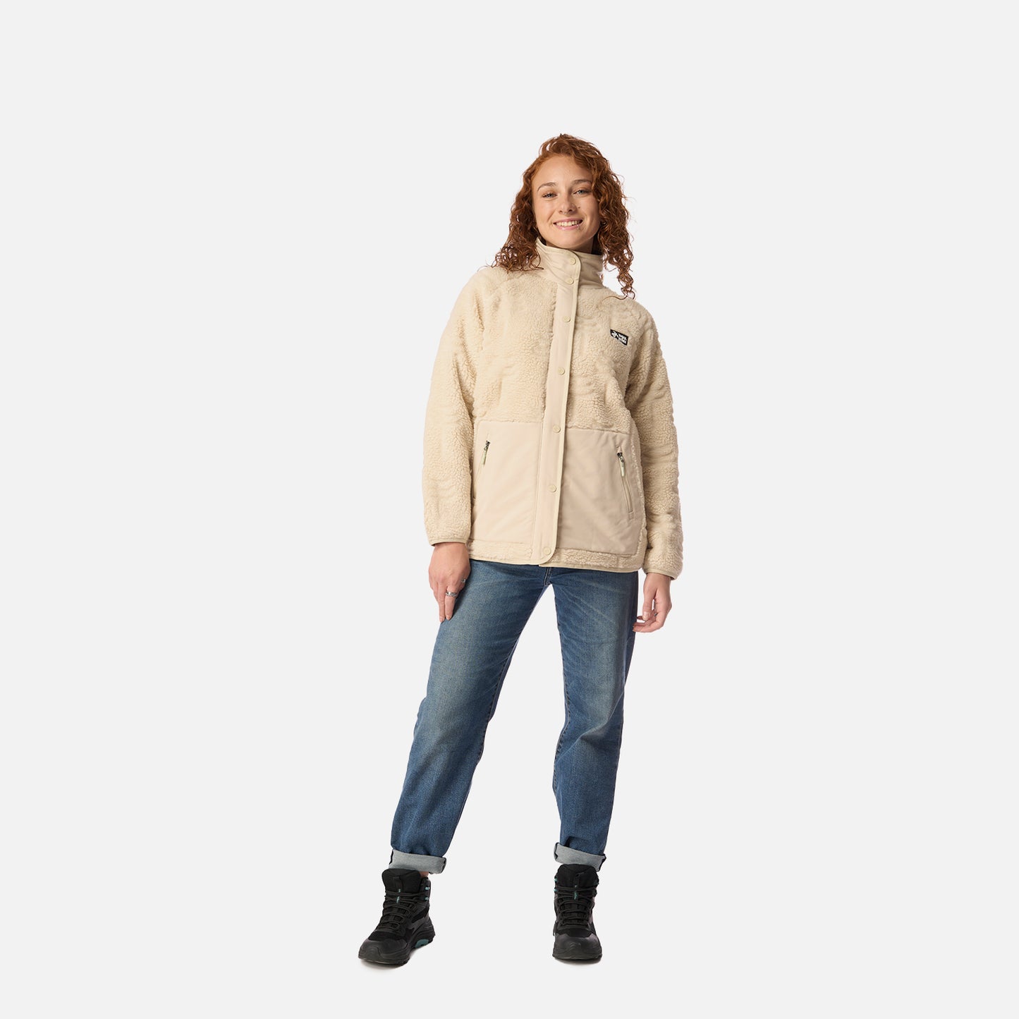 Polar Mujer Zip-porrito Crema Haka Honu