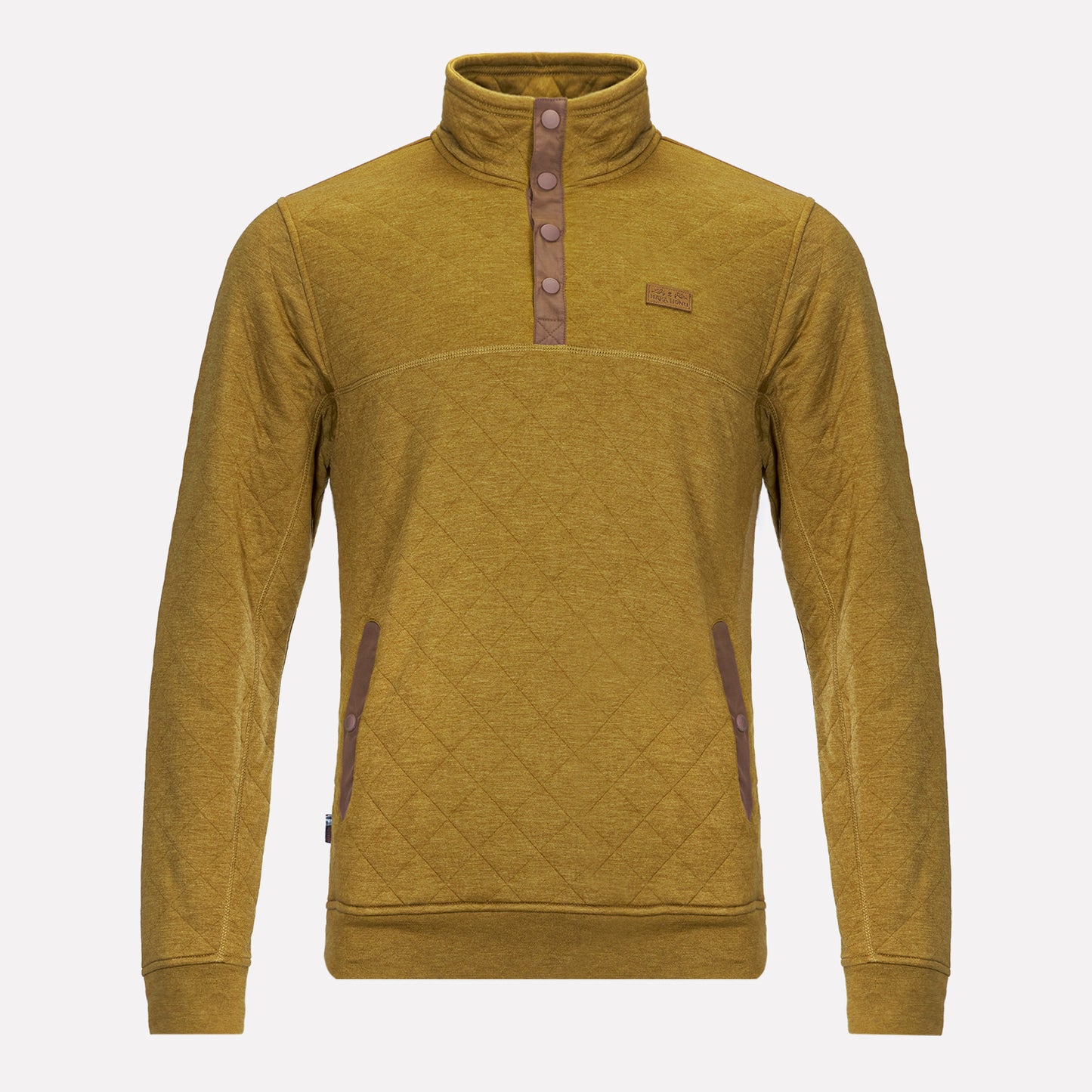 Poleron Hombre Tokerau insulado Mostaza Haka Honu