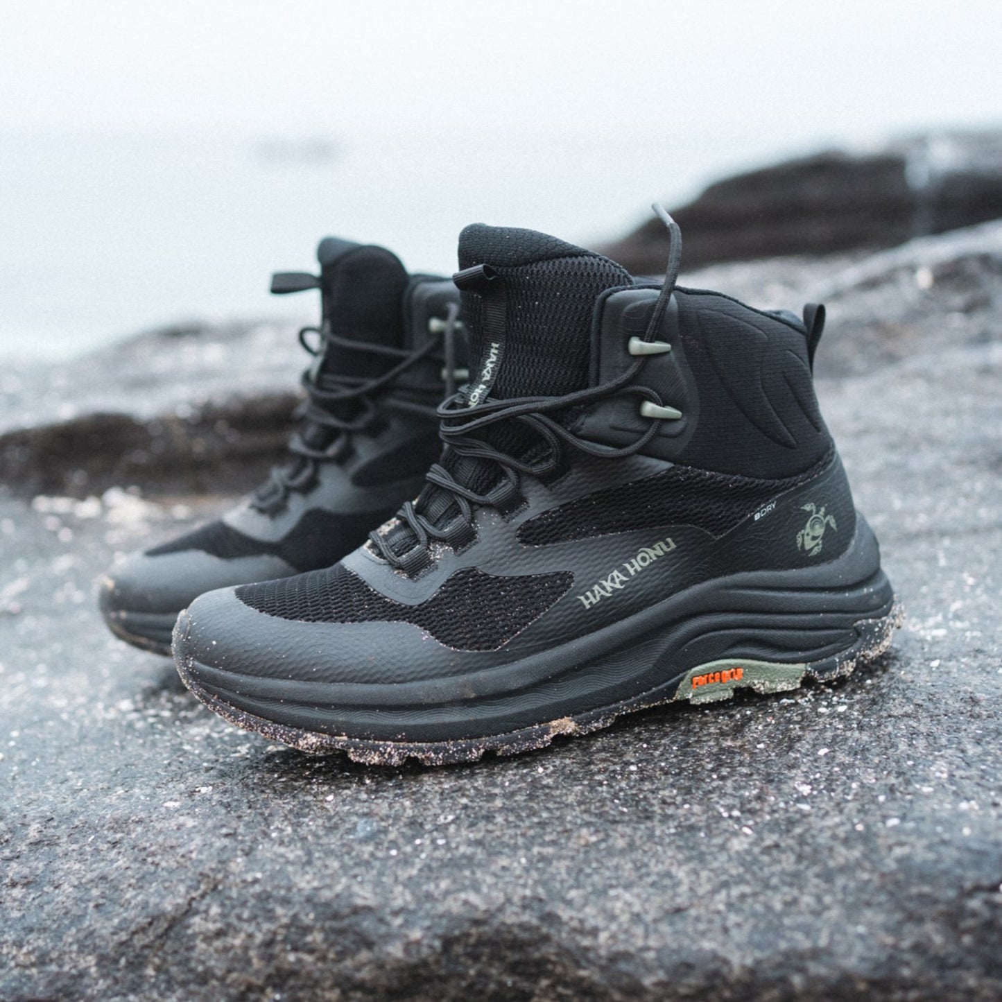 Zapatilla Hombre Huillin Alto Negro Haka Honu