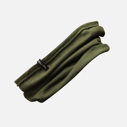 Bandana Puelche Merino Wool Verde Militar Haka Honu