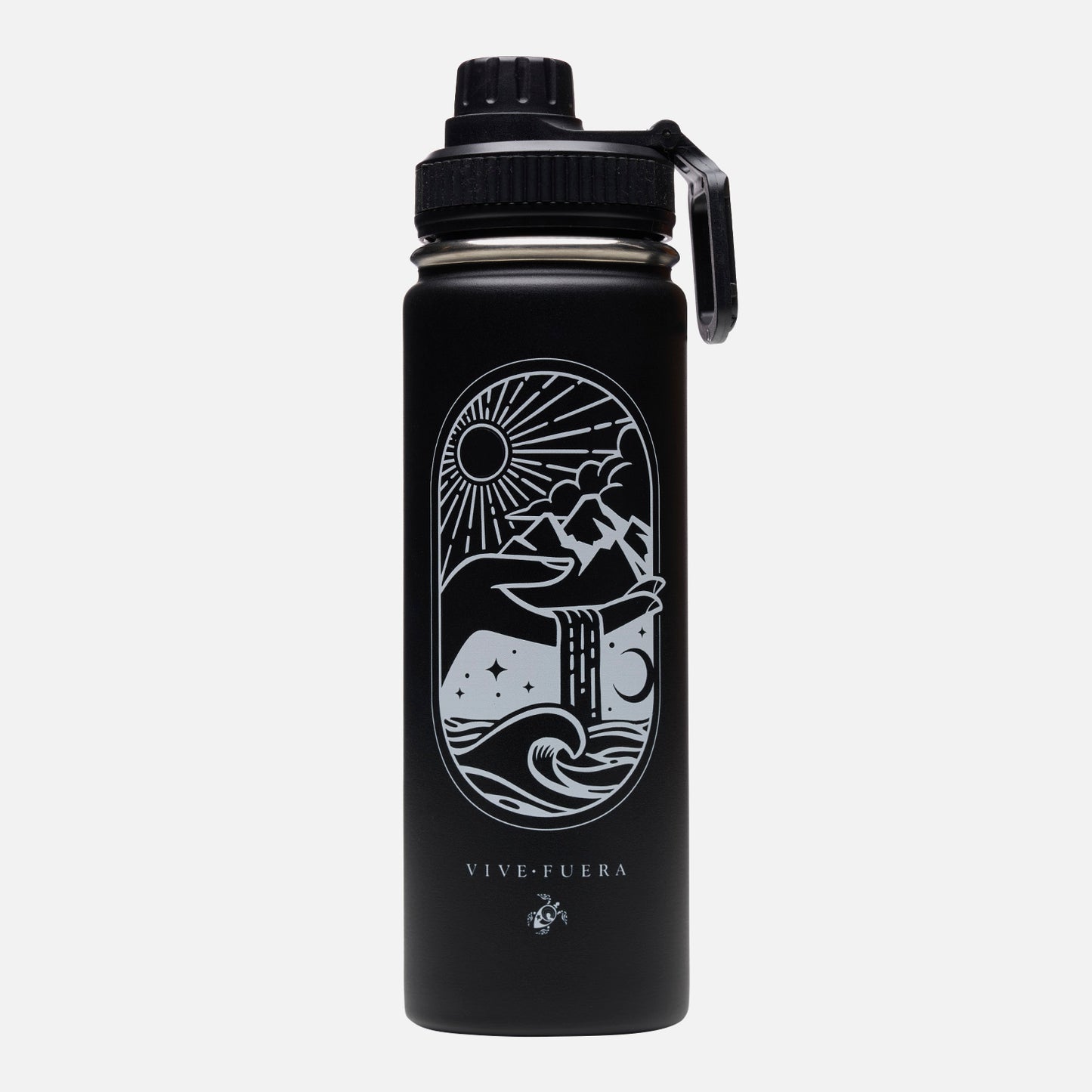 Botella  Esport Negro Haka Honu