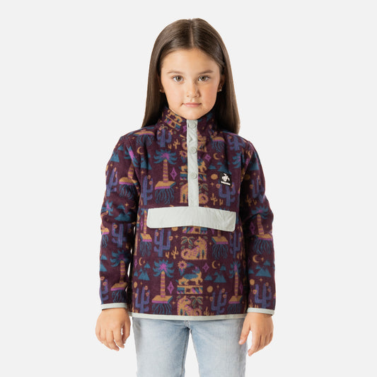 Polar Niña Tokerau Poki Print Burdeo Haka Honu