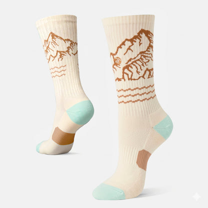 Calcetín Mujer Sendero Beige Haka Honu