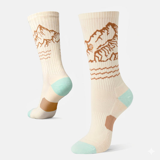 Calcetín Mujer Sendero Beige Haka Honu