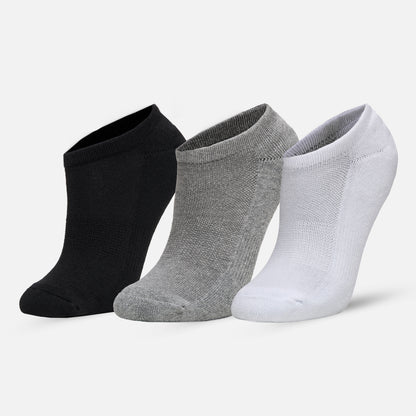 Calcetines Unisex Las Tres Puntas Pack Corto Negro blanco gris Haka Honu