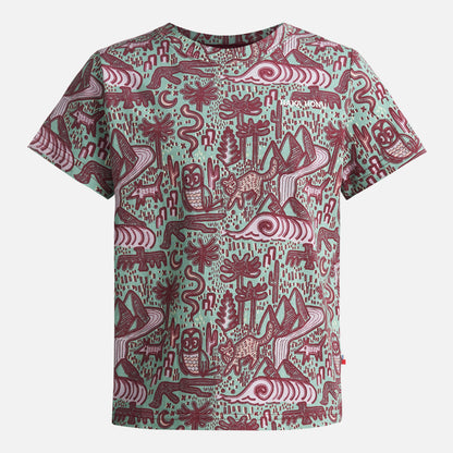 Polera Niño Tucuquere Print Jade Haka Honu