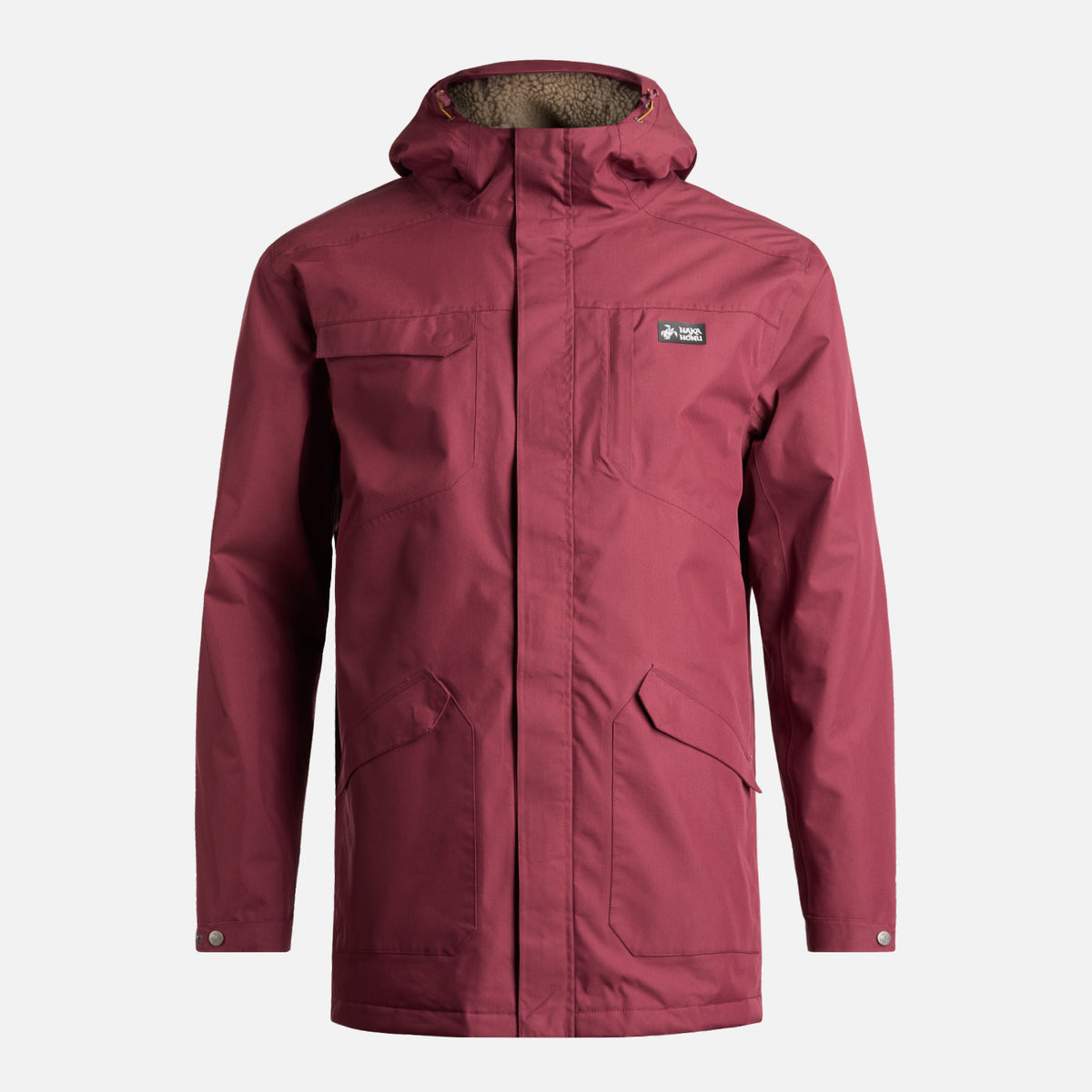 Chaqueta Hombre Yak Burdeo Haka Honu - XXL