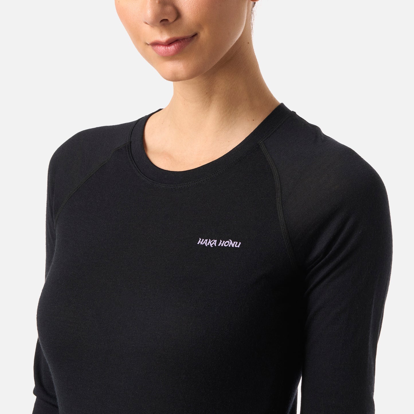 Primera Capa Mujer Carnero Top Negro Haka Honu
