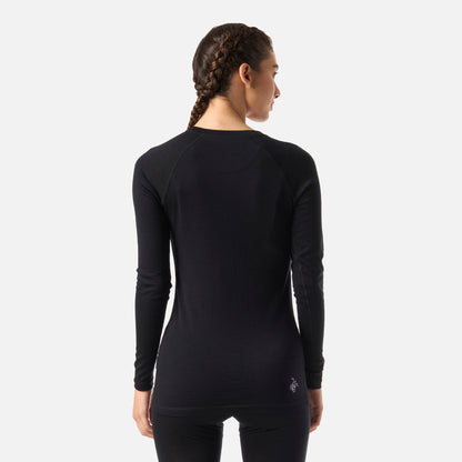Primera Capa Mujer Carnero Top Negro Haka Honu