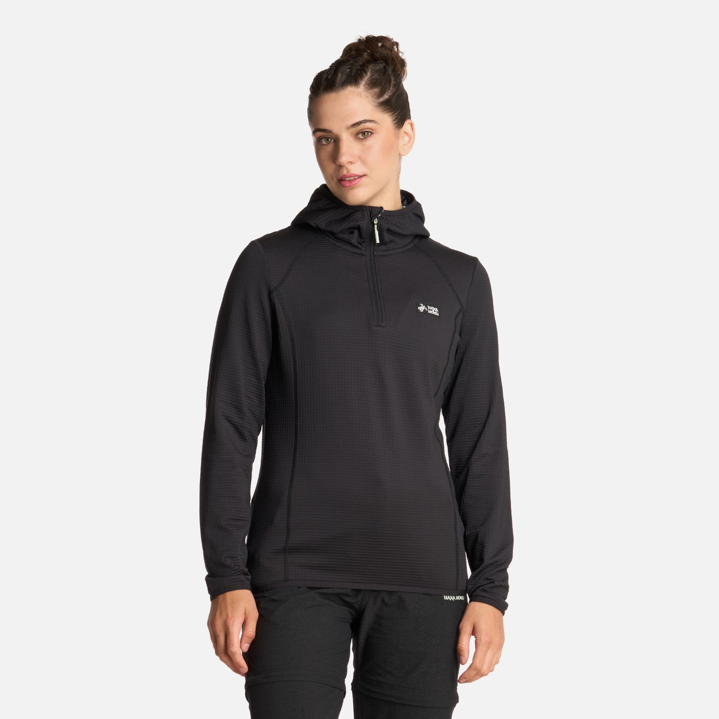 Polerón Mujer Taina Nui Negro Haka Honu