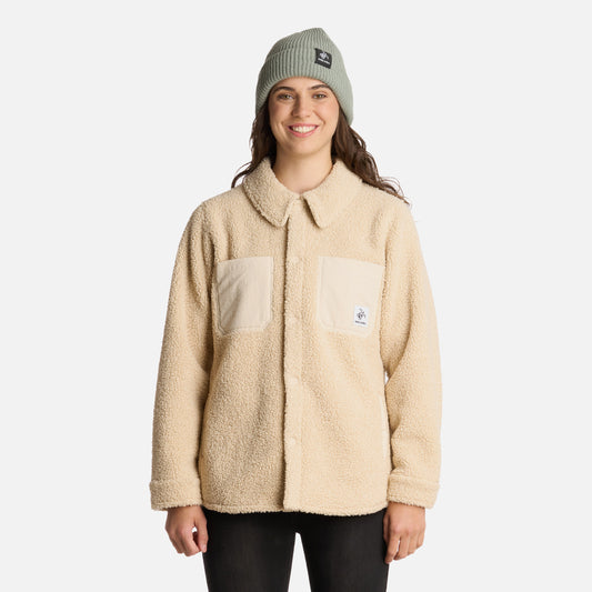 Chaqueta Mujer Leñadora Crema Haka Honu