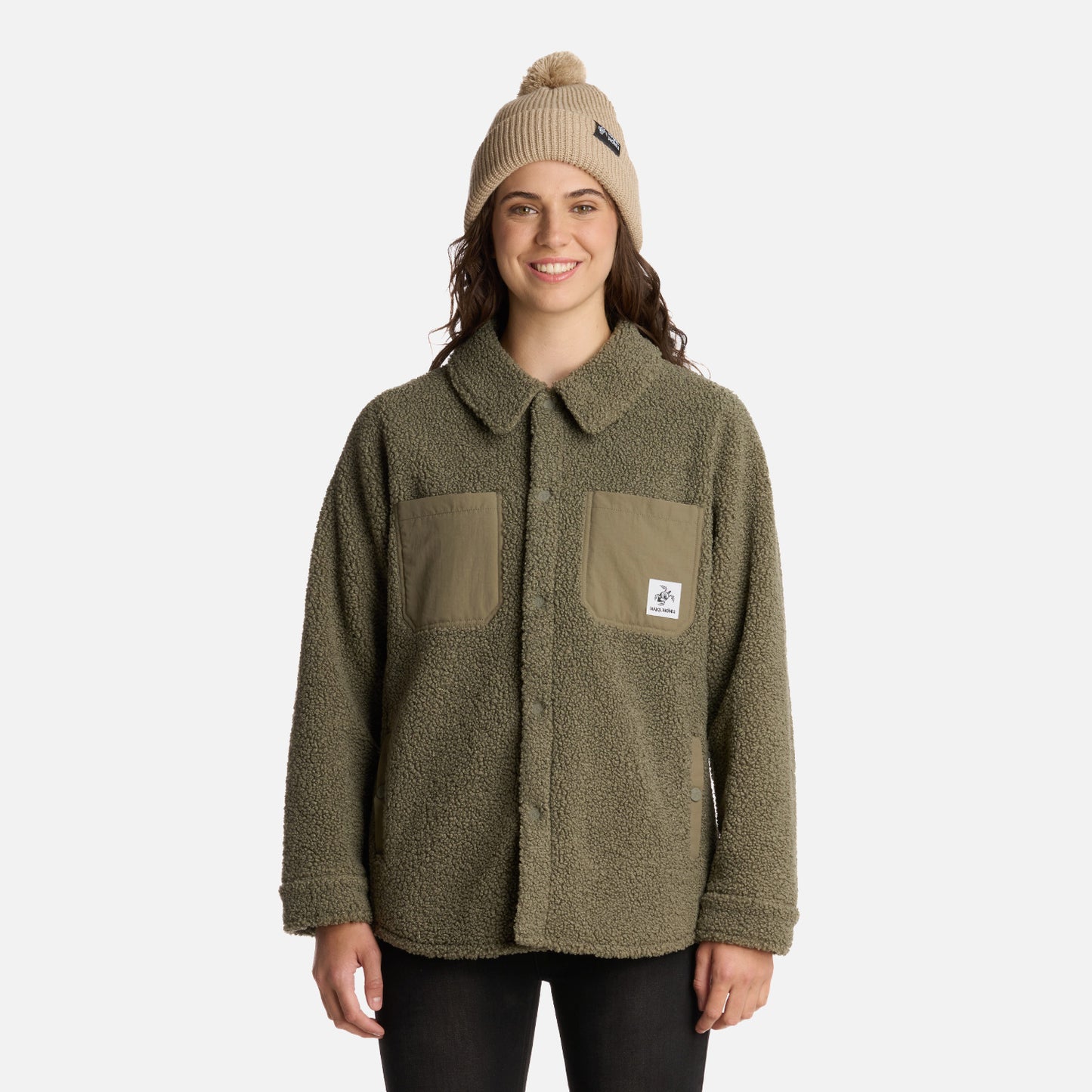 Chaqueta Mujer Leñadora Verde Oliva Haka Honu