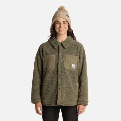 Chaqueta Mujer Leñadora Verde Oliva Haka Honu