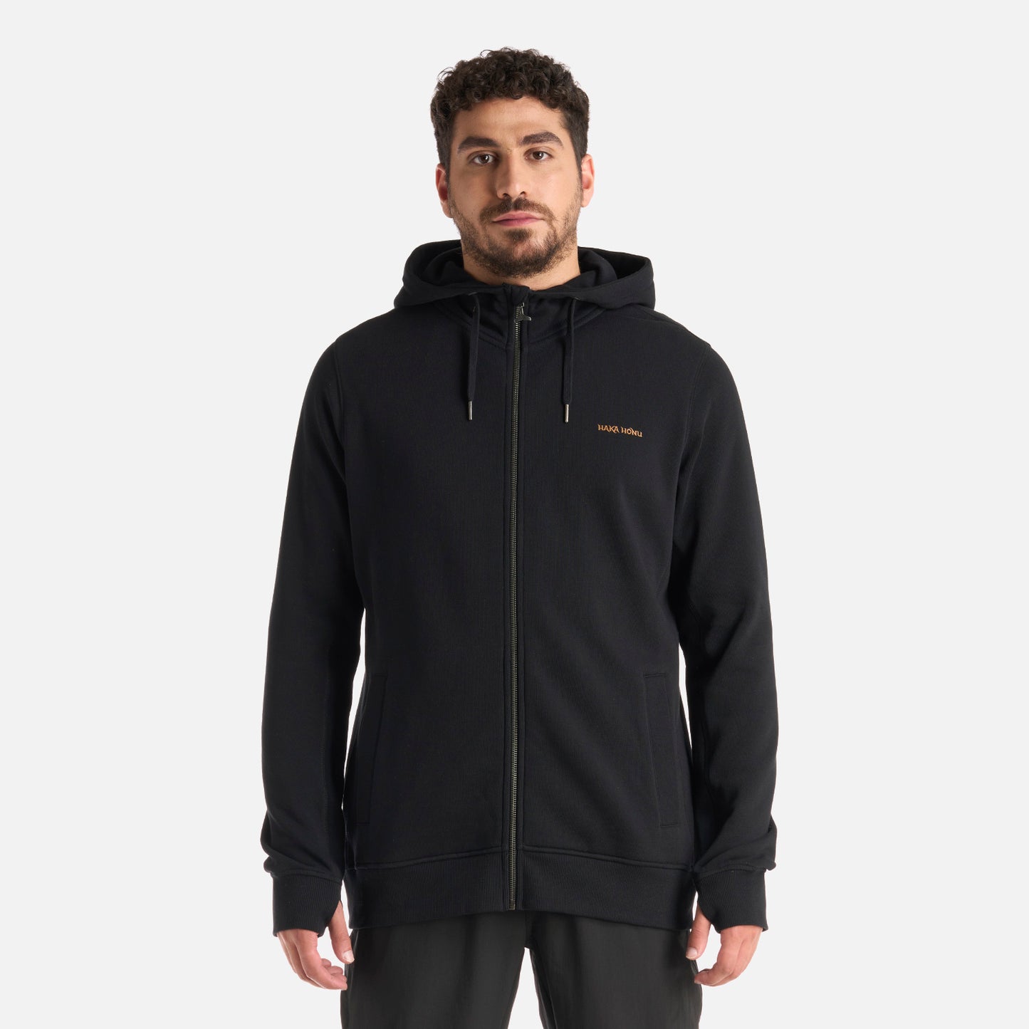 Polerón Hombre Ninja Negro Haka Honu