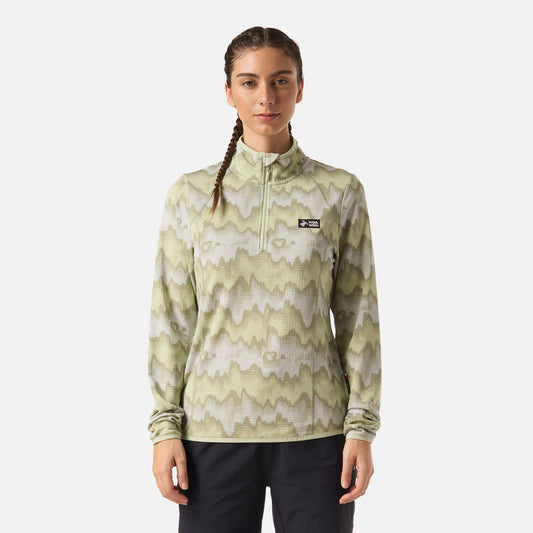 Polerón Mujer Taina Print Menta Haka Honu