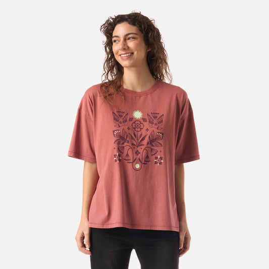 Polera Mujer Gorrion Terracota Claro Haka Honu