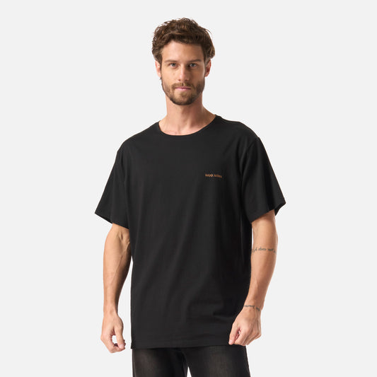 Polera Hombre Polo Negro Haka Honu