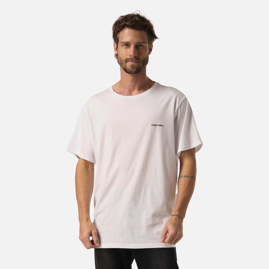 Polera Hombre Polo Blanco Haka Honu