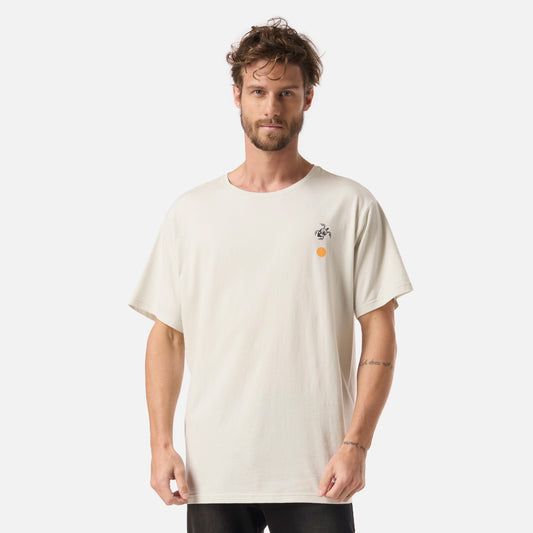 Polera Hombre El Cuernudo Menta Claro  Haka Honu