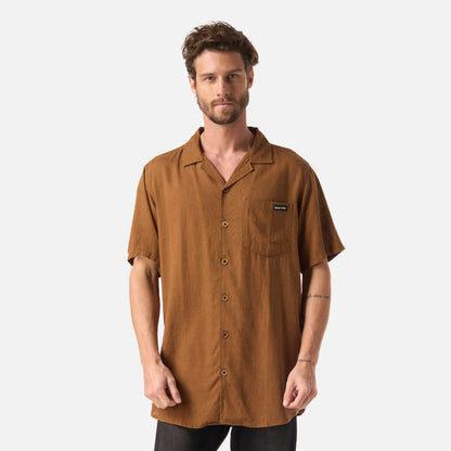 Camisa Hombre Linaje Mostaza Haka Honu