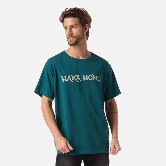 Polera Hombre Logo Petroleo Haka Honu