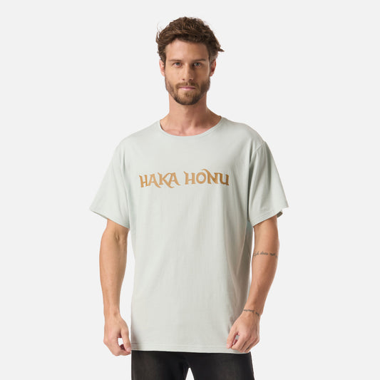 Polera Hombre Logo Celeste Haka Honu