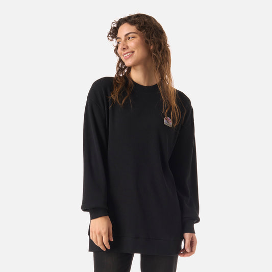 Polerón Mujer Eclipse Negro Haka Honu