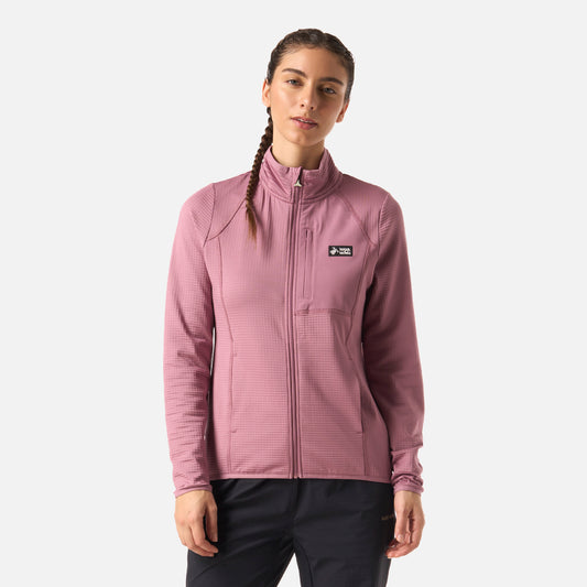 Polerón Mujer Taina Full Zip Lila Haka Honu