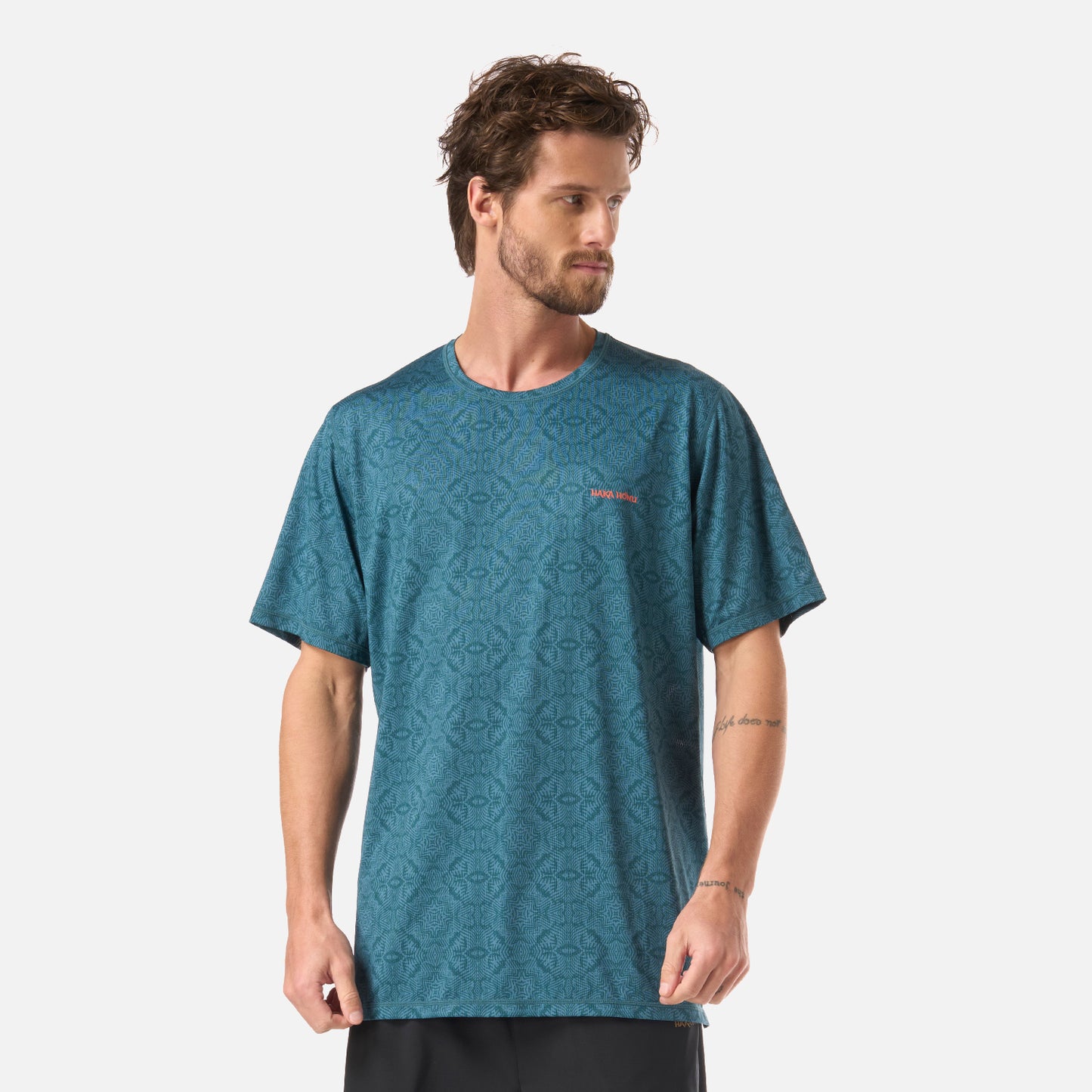 Polera Hombre Sudala Print Petroleo Haka Honu