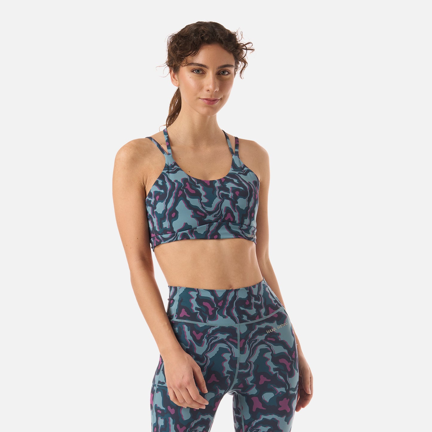 Peto Mujer Copihue Print Petroleo Haka Honu