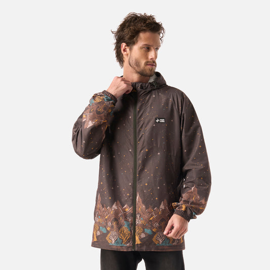Chaqueta Hombre Aperrao Print Verde Militar Haka Honu