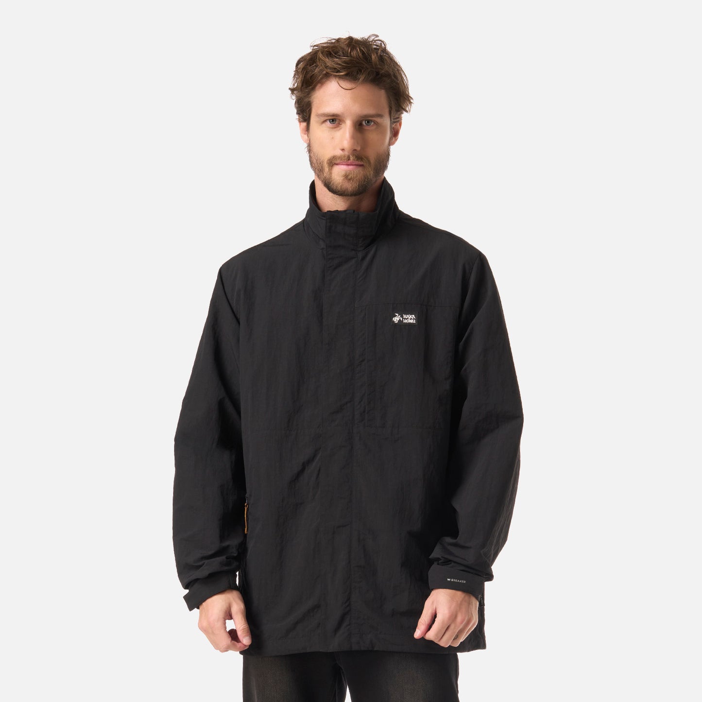 Chaqueta Hombre Hijo Del Viento Negro Haka Honu